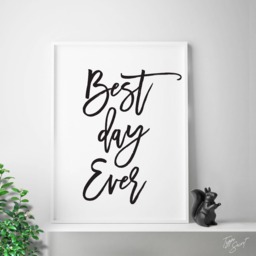 "Wall Art ""Best Day Ever" - thumbnail 1