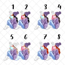 Personalised Mother & Child Bauble Real Glitter Baby Christmas Clip Art Name Daughter Gift Single New Mum Mom Auntie Sister - thumbnail 2