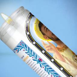 Custom Photo Prayer Candle Personalized Funny Gift - thumbnail 3