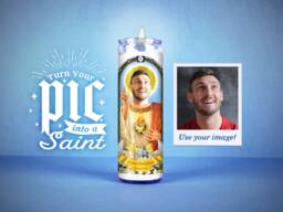 Custom Photo Prayer Candle Personalized Funny Gift