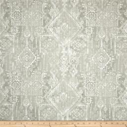 Pillows Cover Custom - Dusty Ice Blue Spa White Ash Smoke Milky Gray Grey Modern Geometric Tribal Quatrefoil 18x18, 16x16 - thumbnail 4