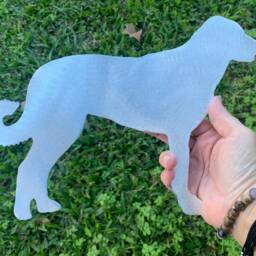 Anatolian Shepherd, Dog Christmas Tree Topper, Wreath Decoration, Wall Art, Plant Stake, Pet Memorial, Aluminum, Lover Gift, Working - thumbnail 4