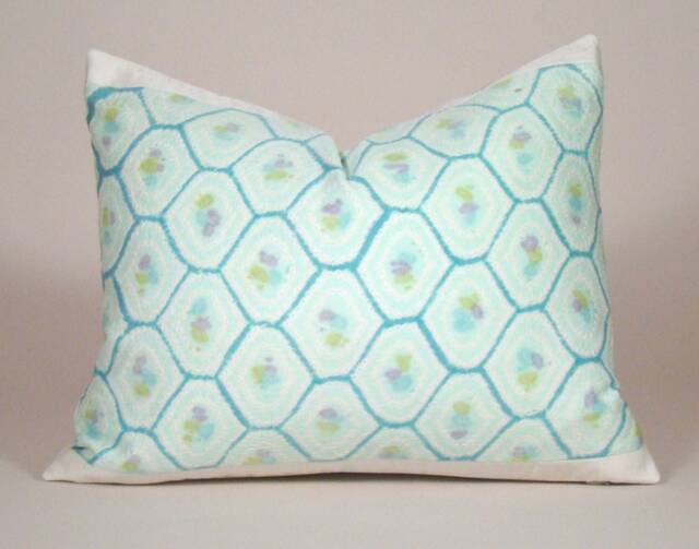 Hand-Dyed Shibori Silk Pillow Cover Vintage Kimono Accent - image 1