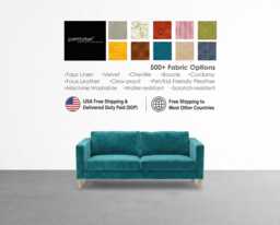 Karlstad 3 Seat Sofa Cover, Replacement Slipcover, Custom Made - thumbnail 1