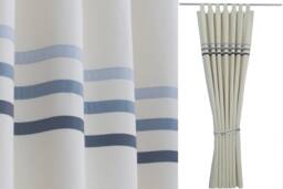Custom Boy Nursery Curtain Panel-Nursery Curtains-Beach Theme Nursery-Blackout Window Drape For Room-Blue Gray Baby Room-Cream Drapes