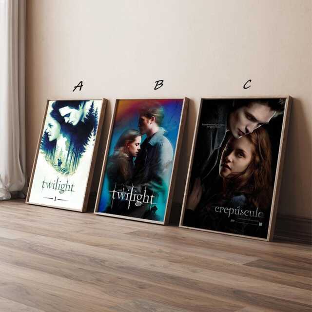 Twilight Movie Poster, High Quality Canvas Print Art Posters, Gift For Her, Him, Unframed