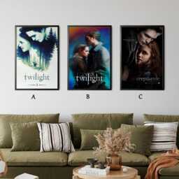 Twilight Movie Poster, High Quality Canvas Print Art Posters, Gift For Her, Him, Unframed - thumbnail 2