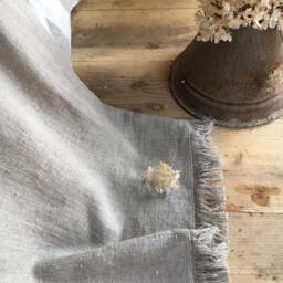 Natural Linen Cover, Textured Linen Throw, Light Blanket, Daybed Blanket, Summer European - thumbnail 3