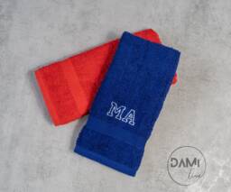 Personalised Gym Towel For Fitness, Running - Sweat Workout Gift Him Her Embroidered Sports 60x40 cm - thumbnail 1