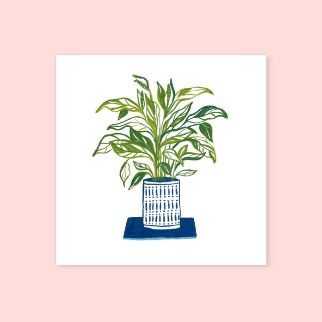 Art Print Of An Original Illustration A Pepper Plant, Wall Art, Plant Illustration, Gouache Painting - image 1