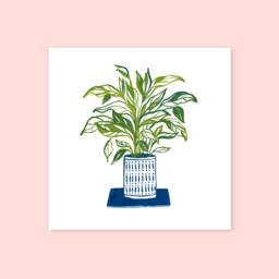 Art Print Of An Original Illustration A Pepper Plant, Wall Art, Plant Illustration, Gouache Painting - thumbnail 1
