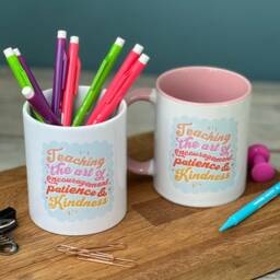 The Art Of Teaching Pencil Pot For Teacher - Teachers Gift Ceramic Pen Desk Tidy Marking Like A Boss Thank You Gift - thumbnail 2