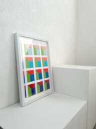 Shifted 1 Textile Art 3D Geometric Woven Wall Hanging - thumbnail 1