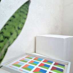 Shifted 1 Textile Art 3D Geometric Woven Wall Hanging - thumbnail 2