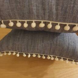 Luxury Bespoke Denim Cushion, 17 Inch With Choice Of Inner - thumbnail 2