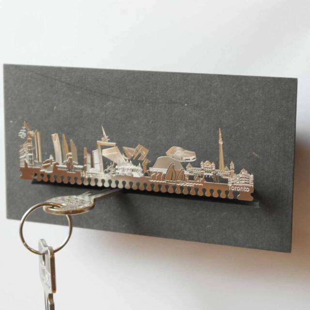 Toronto Souvenir Gift Tube - Iconic Skyline Silhouette Design Perfect & For Fans Practical Stylish - image 1