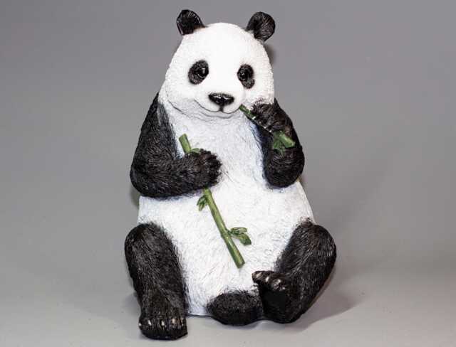 Panda Bear Figurine Bear Garden Statue Nursery Decoration Wildlife Animal Back Yard Sculpture Patio Baby Shower Playroom Keepsake Gifts - image 1