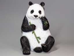 Panda Bear Figurine Bear Garden Statue Nursery Decoration Wildlife Animal Back Yard Sculpture Patio Baby Shower Playroom Keepsake Gifts - thumbnail 1