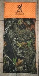 Custom Appliqued Camo Nap Mat Cover, Blanket, Pillow & Case - thumbnail 2