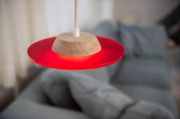 Pendant Light - Pendant Lamp Dining Table Counter Oak Wood Plexiglas No. 10 Is Perfect For And
