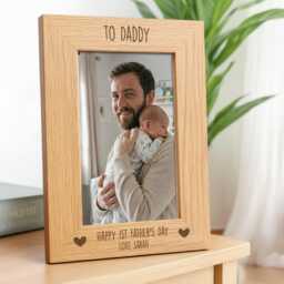 Personalised First Fathers Day Photo Frame Gift - thumbnail 1