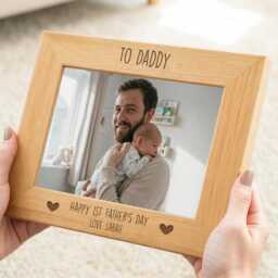 Personalised First Fathers Day Photo Frame Gift - thumbnail 3