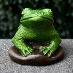 Unique Frog Sculpture Concrete Pool Figurine Cement Animal Decoration Handmade Statue Front Door Ornament Frog Lover Gift Yard Art - thumbnail 2