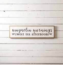 Porch Wall Sign, Southern Decor, Silo Fixer Upper Sweet Tea Sign - thumbnail 1