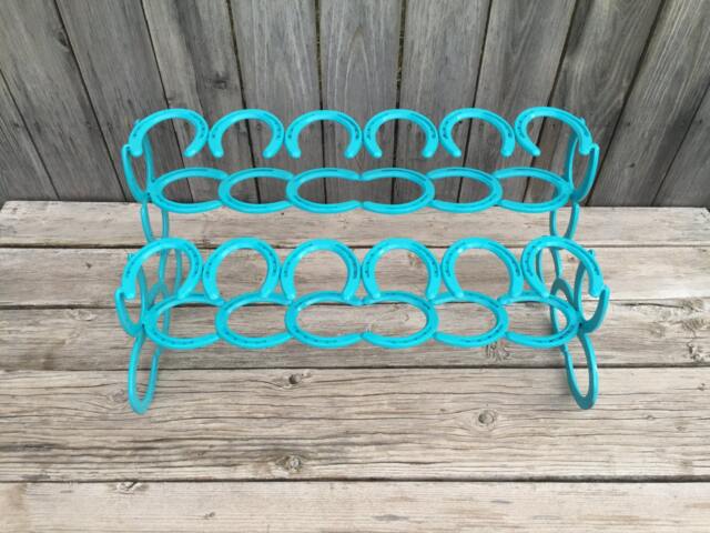 Horseshoe Boot Rack - Decor Art Storage Organizer Holds 6 Pairs Of Boots - image 1
