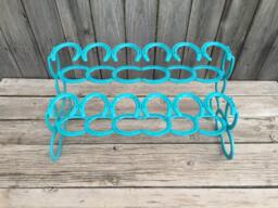 Horseshoe Boot Rack - Decor Art Storage Organizer Holds 6 Pairs Of Boots