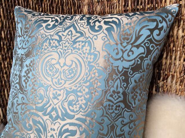 Palazzo Jacquard Decorative Cushion Cover, Elegant Sheen, Oriental Ornaments, High-Quality Designer Fabric, Cover Pillow, Luxury, 50 X cm - image 1