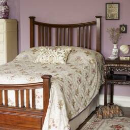 William Morris Kelmscott Trellis Embroidered Curtain Drapes - thumbnail 2