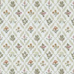 William Morris Kelmscott Trellis Embroidered Curtain Drapes - thumbnail 3