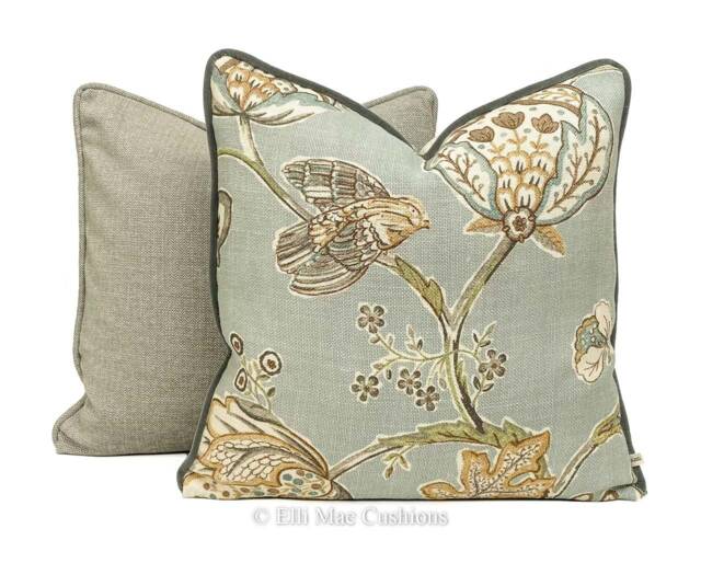 William Morris Theodosia Luxury Designer Grey Vintage Cushion Throw Sofa Pillow Cover - image 1