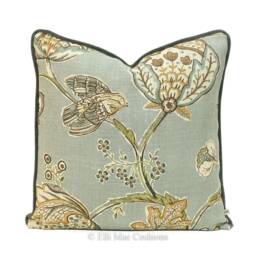 William Morris Theodosia Luxury Designer Grey Vintage Cushion Throw Sofa Pillow Cover - thumbnail 2