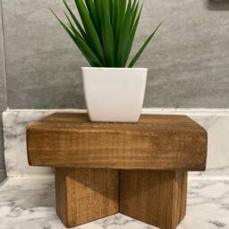 Lovely Small Shelf, Home Decoration, Candle Display, Kitchen Organiser, Little Pedestal, Bathroom Shampoo Holder - thumbnail 3