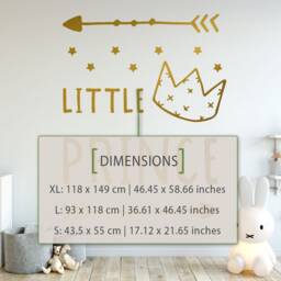 Little Prince Nursery Wall Decal Baby Boy Room Decor - thumbnail 2