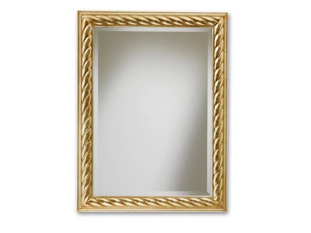 Wall Mirror Classic Gold Leaf - Made in Italy Rectangular Victorian Mirror French Style Antique Bedroom Bathroom #5036 - image 1