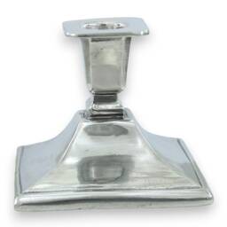 Candlestick 10 X H 12 cm Fires Pewter Gloss Finish - thumbnail 3