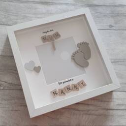 Pregnancy Announcement Frame Grandparents Gift, Baby Scan Photo Frame - thumbnail 2