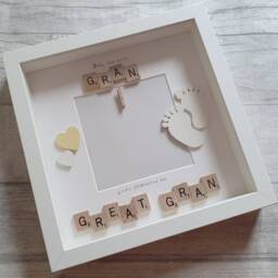 Pregnancy Announcement Frame Grandparents Gift, Baby Scan Photo Frame - thumbnail 4