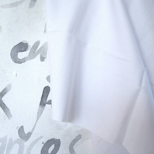 Sonett Fabric By The Meter, Fine, White, 100% Cotton, 3.05 Meters High, Jab - image 1