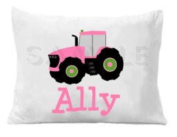 Tractor Personalized Pillow Case Pillowcase Boys Or Girls - thumbnail 1