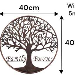 "40cm Wall Art Bronze Tree Of Life " - thumbnail 2