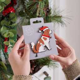 Cavalier King Charles Spaniel Christmas Tree Decoration - Personalisation Available