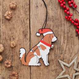 Cavalier King Charles Spaniel Christmas Tree Decoration - Personalisation Available - thumbnail 3