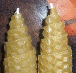 Pure Beeswax Candle Making Kit, 1x6 Inch Tapers, Set Of 4 - thumbnail 3