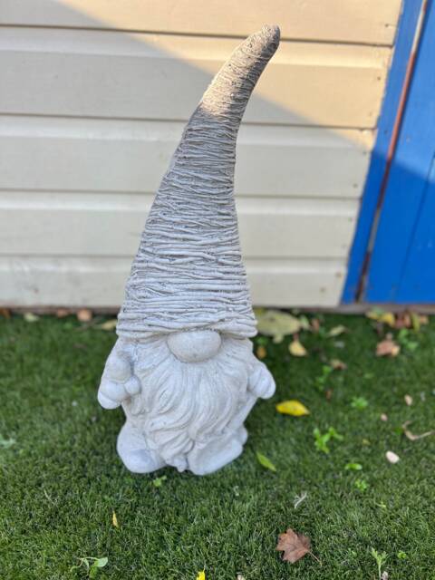 Stone/Concrete Gonk Gnome Garden Ornament Statue - image 1