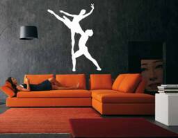 Ballet Wall Decal Ballerina Dance Vinyl Sticker 1570 - thumbnail 1