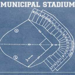 Kansas City Athletics Municipal Stadium Blueprint Vintage Baseball Seating Chart Print - thumbnail 3